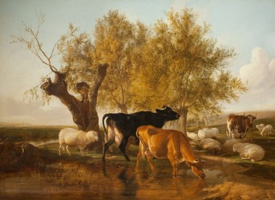 Praderas de Canterbury, Atardecer de Thomas Sidney Cooper